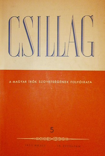 Csillag IX. vfolyam 5. szm