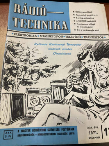 12 db R�di�technika (1971 teljes �vfolyam)