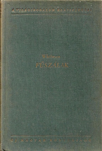 Walt Whitman versei-F�sz�lak