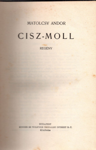 Cisz-moll