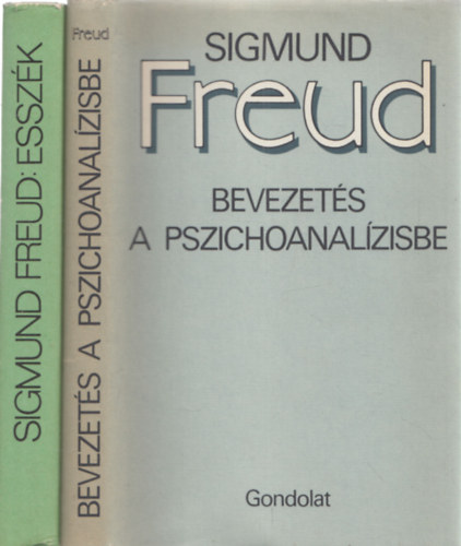 2 db Sigmund Freud m�: Bevezet�s a pszichoanal�zisbe + Essz�k