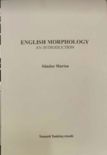 Martsa S�ndor - English Morphology