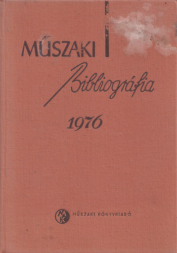 M�szaki bibliogr�fia 1976