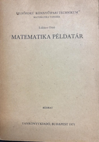 Matematikai p�ldat�r