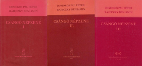 Cs�ng� n�pzene I-III.