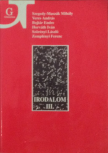 Irodalom a gimnzium III. osztlya szmra