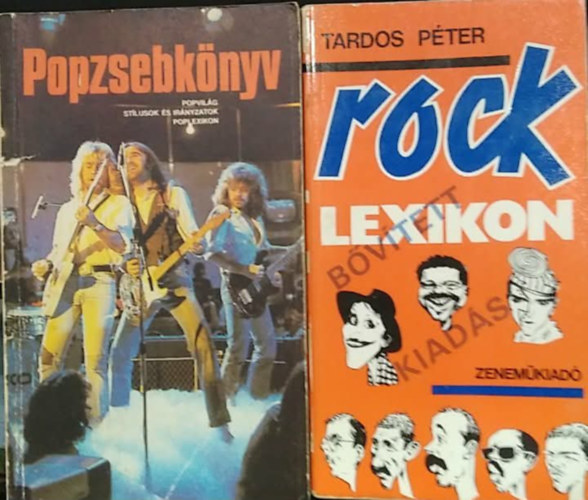 Rock lexikon - b�v�tett kiad�s+ Popzsebk�nyv