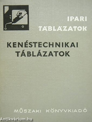 Kenstechnikai tblzatok