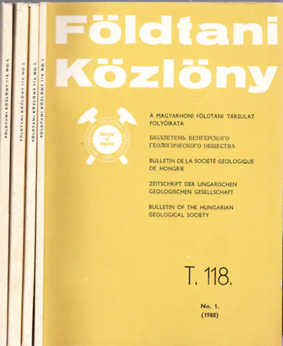 Fldtani Kzlny 1988/1-4.
