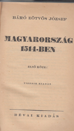Magyarorszg 1514-ben I-II.