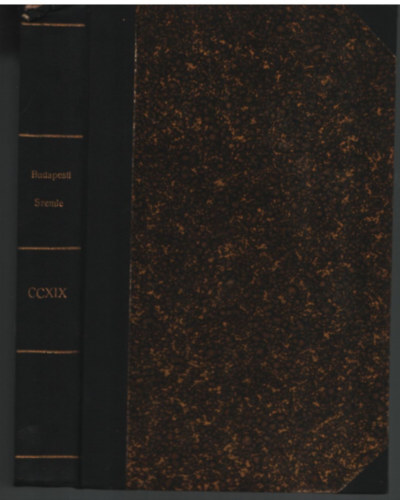 Budapesti szemle 219. k�tet ( 635., 636., 637. sz�m )