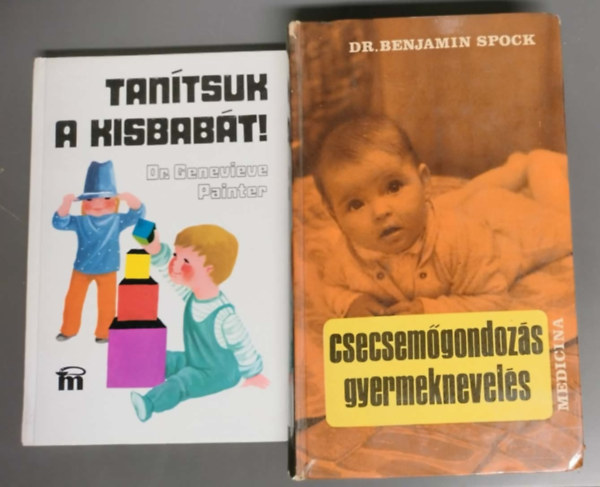 Gyermeknevel�ssel kapcsolatos k�nyvcsomag 2db / Csecsem�gondoz�s, gyermeknevel�s + Tan�tsuk a kisbab�t