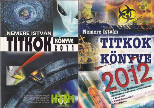 2db Nemere Istvn - Titkok knyve 2011 + Titkok knyve 2012