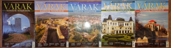 5 sz�m a V�rak, kast�lyok, templomok 2010-es �vfolyam�b�l: 2010. �prilis,  2010. j�nius,  2010.  augusztus,  2010. okt�ber,  2010.  december