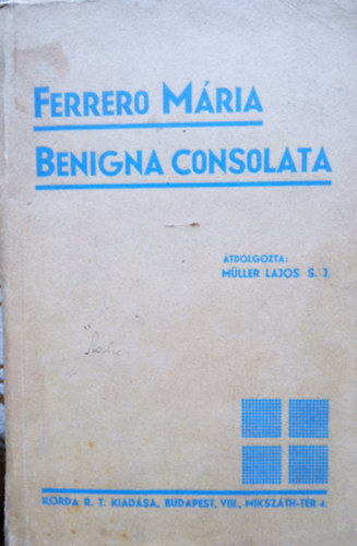 Ferrero Mria Benigna Consolata nvr lete