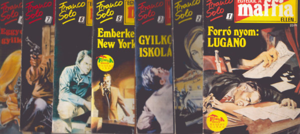 7 db az Egyedl a maffia ellen sorozatbl: 1., 2., 3., 5., 6., 7., 9. szmok