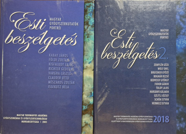 Magyar gygszerkutatk knyvcsomag (2 ktet) Esti beszlgets + Esti beszlgets 2