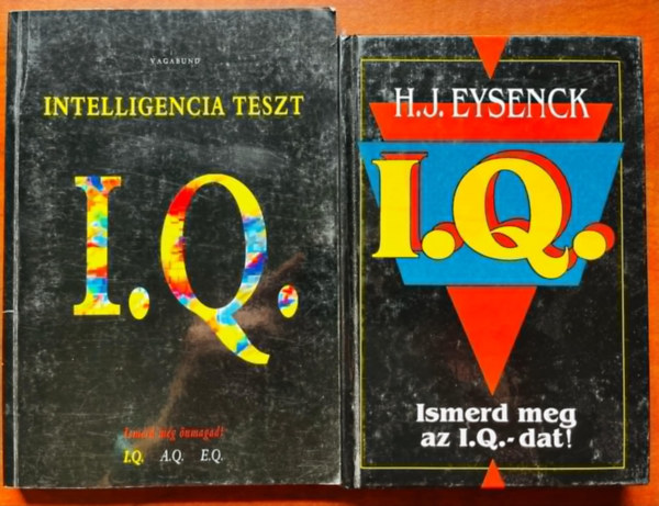 2db IQ knyv:IQ intelligencia teszt,Ismerd meg az IQ-dat!