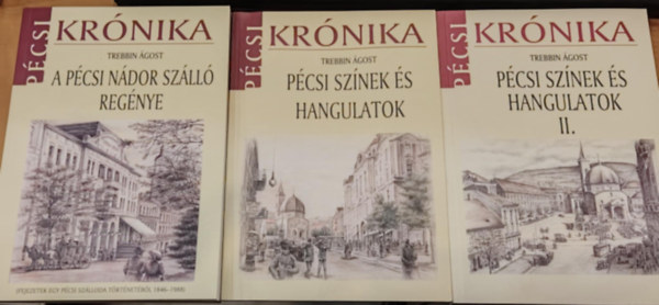 3 db Pcsi Krnika: A pcsi Ndor szll regnye Pcsi sznek s hangulatok I-II. (1-2.)