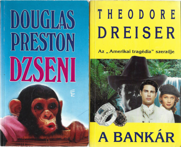 2 db knyv, Douglas Preston: Dzseni, Theodore Dreiser: A bankr