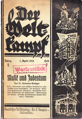 Der Weltkampf Jahrg. 2., 1. April 1925., Heft 7.