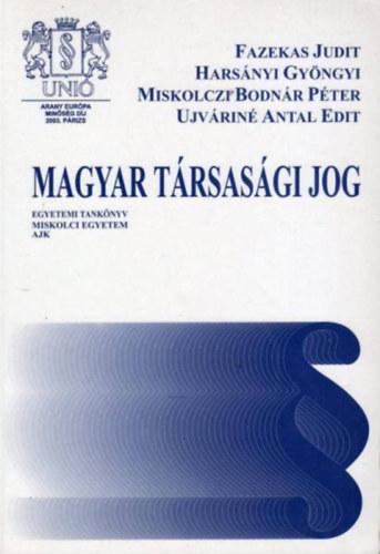 Fazekas-Harsnyi-Miskolczi-Ujvrin - Magyar trsasgi jog