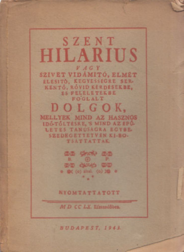 Szent Hilarius