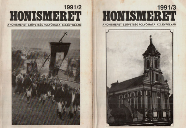 Honismeret XIX. vfolyam 1991/2., 3., 4., 6.