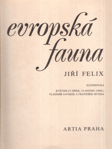 Evropsk fauna - Eurpa llatai ( szlovk nyelv )
