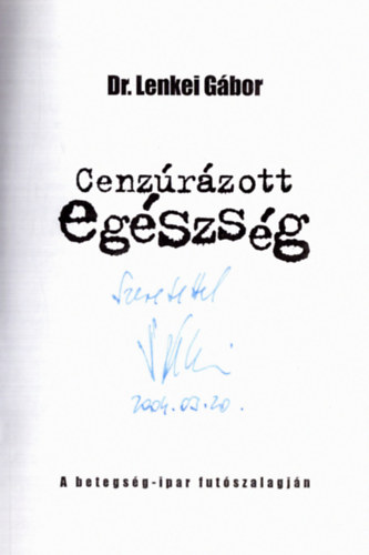 Cenzrzott egszsg