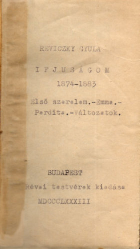 Ifjusgom 1874-1883