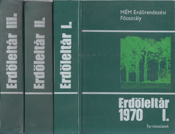 Rakonczay Zoltn (szerk.) - Erdleltr 1970 I-III.