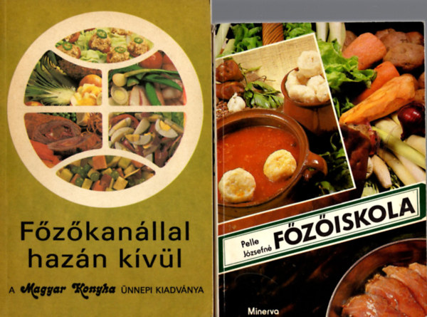 2 db Szakcsknyv  ( Fziskola + Fzkanllal hazn kvl )