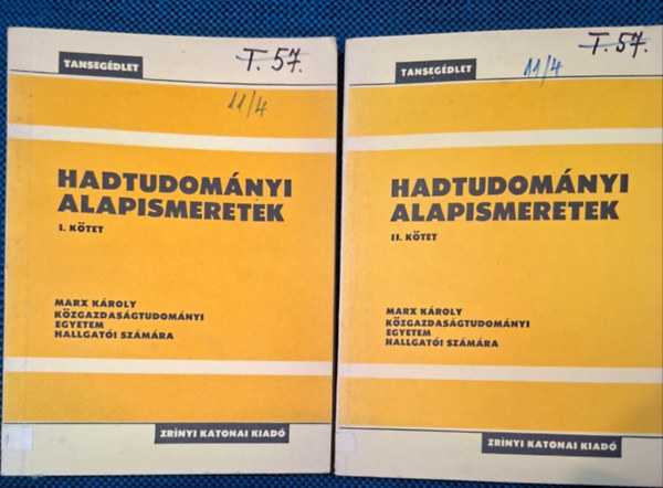 Nagy Lajos ezredes - Hadtudományi alapismeretek I-II.