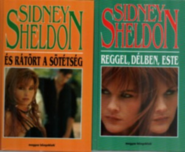 2 db Sidney Sheldon knyv:Reggel, dlben, este, s rtrt a sttsg.