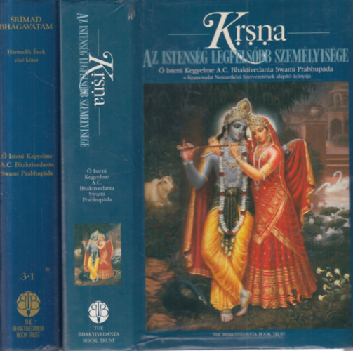 A.C. Bhaktivedanta Swami Prabhupada - 2 db. Krisna ktet (Az Istensg legfelsbb szemlyisge + Srmad Bhagavatam Harmadik nek, els ktet)