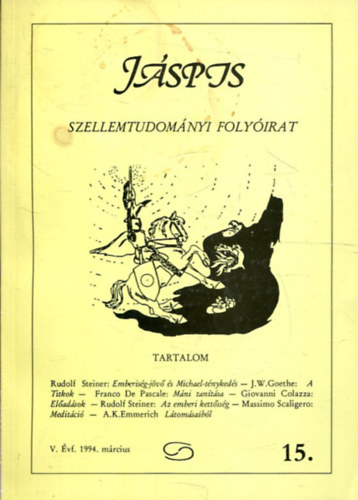 Jspis (Szellemtudomnyi folyirat 15. ) (1994. mrcius)
