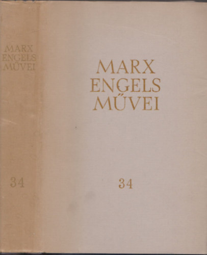 Karl Marx s Friedrich Engels mvei 34. ktet - Levelek 1875-1880