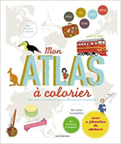 Charlotte Le Breton - Mon atlas a colorier