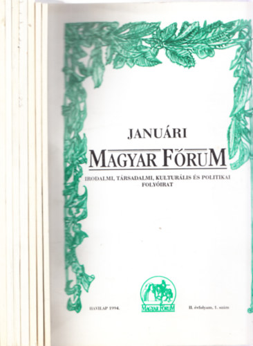 Magyar frum 1994/1-8. (8db. lapszmonknt)