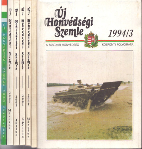 7 db Új Honvédségi Szemle: 1994/3., 1997/5., 2001/3., 2001/4., 2001/7., 2003/3., 2003/9.