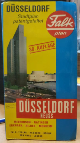 Dsseldorf Neuss - Stadtplan patentgefaltet (Falkplan Dsseldorf No. 112)