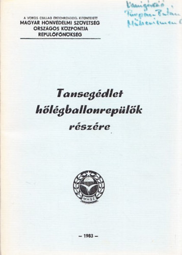 Tanseg�dlet h�l�gballonrep�l�k r�sz�re (Navig�ci� - Prop�n-but�n g�z - M�szerismeret)