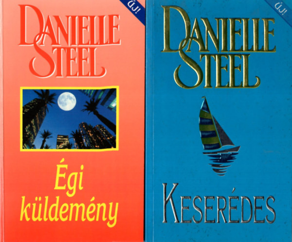 4 db Danielle Steel knyv ( egytt ) 1. Keserdes, 2. gi kldemny, 3. Tkrkp, 4. Hossz az t hazig