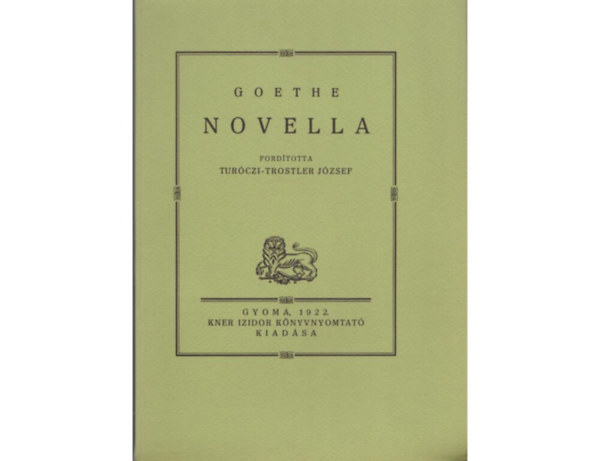 Novella   (fametszs knyvdszekkel, gynyr kiadsa) sajt kppel