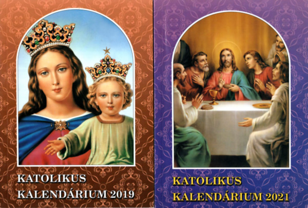 Katolikus Kalendrium ( 2 db egytt ) 2021., s 2019. vre