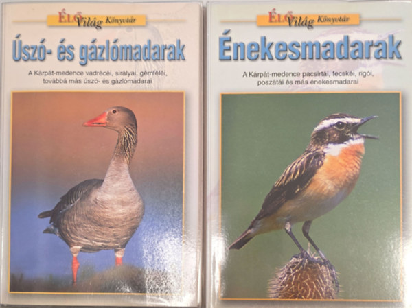 2db �l�vil�g K�nyvt�r: �nekesmadarak + �sz�- �s g�zl�madarak