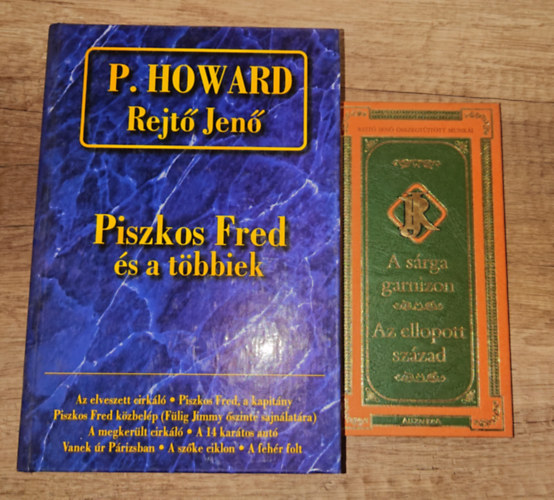 2 k�nyv 10 kiv�l� reg�ny Rejt� Jen�t�l: A s�rga garnizon, Az ellopott sz�zad / Piszkos Fred �s a t�bbiek (a k�tetben szzerepl� c�mek a le�r�sban olvashat�k)