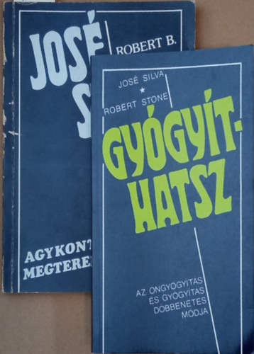 2 db. agykontroll knyv (Jos Silva az agykontroll megteremtje + Gygythatsz)
