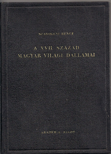 A XVII. szzad magyar vilgi dallamai